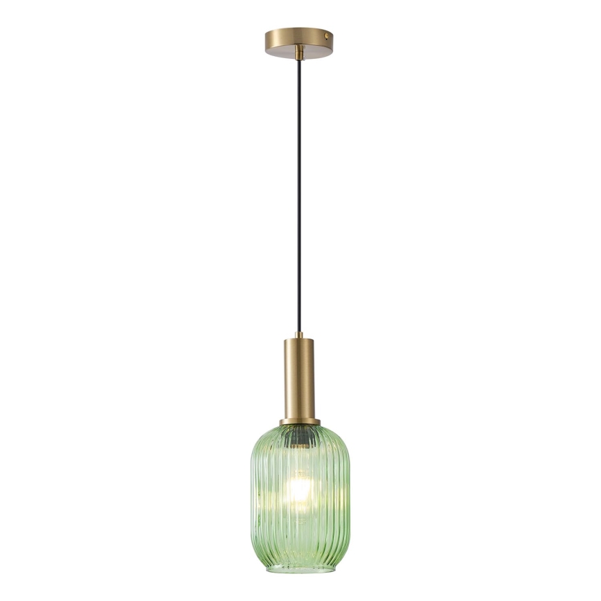 Lühter 1xE27/15W/230V roheline 13 cm