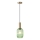 Lühter 1xE27/15W/230V roheline 13 cm