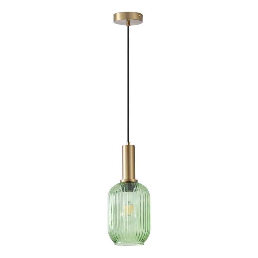 Lühter 1xE27/15W/230V roheline 13 cm