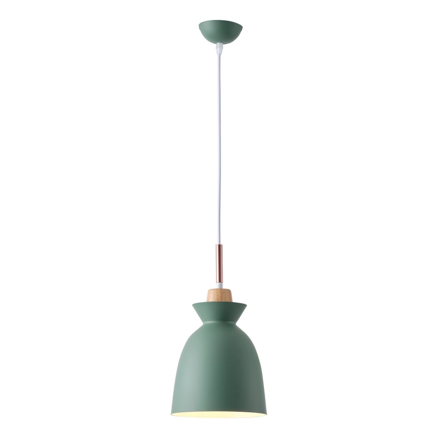 Lühter 1xE27/15W/230V roheline d. 19,5 cm