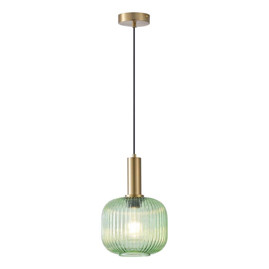 Lühter 1xE27/15W/230V roheline pr. 20 cm