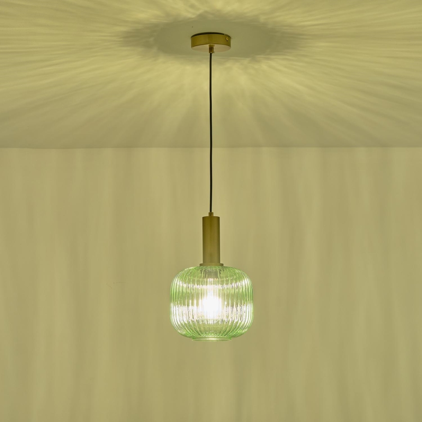 Lühter 1xE27/15W/230V roheline pr. 20 cm