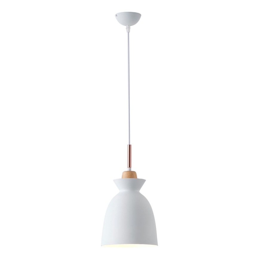 Lühter 1xE27/15W/230V valge d. 19,5 cm