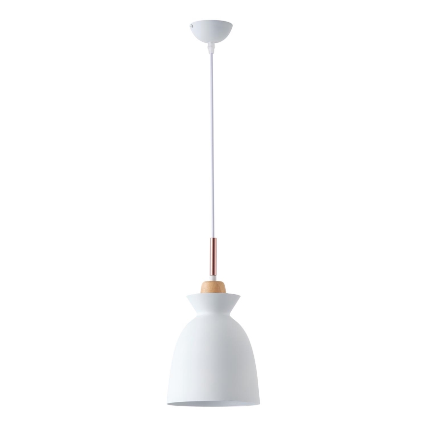 Lühter 1xE27/15W/230V valge d. 19,5 cm
