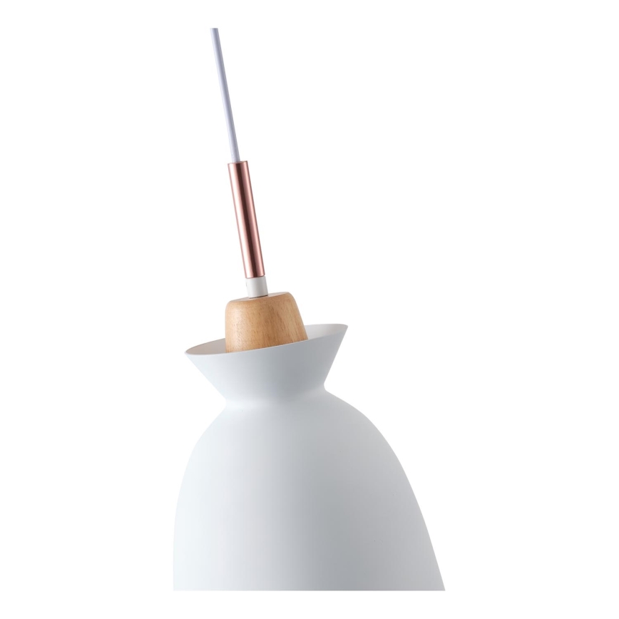 Lühter 1xE27/15W/230V valge d. 19,5 cm