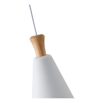 Lühter 1xE27/15W/230V valge d. 20 cm