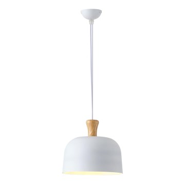 Lühter 1xE27/15W/230V valge d. 27 cm