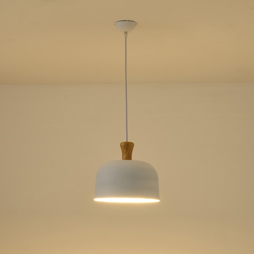 Lühter 1xE27/15W/230V valge d. 27 cm