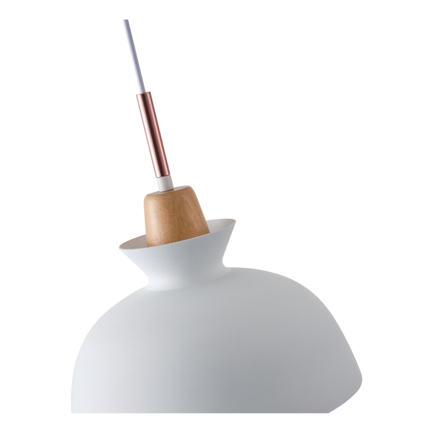 Lühter 1xE27/15W/230V valge d. 28 cm