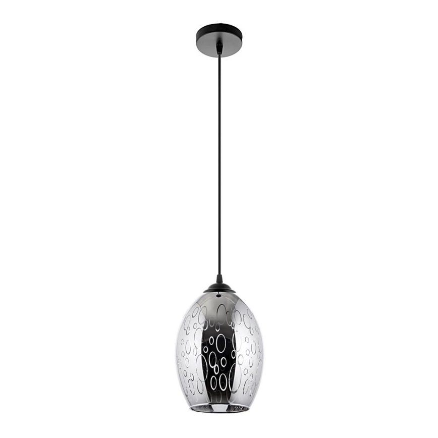 Lühter 1xE27/60W/230V d. 16 cm must