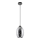 Lühter 1xE27/60W/230V d. 16 cm must