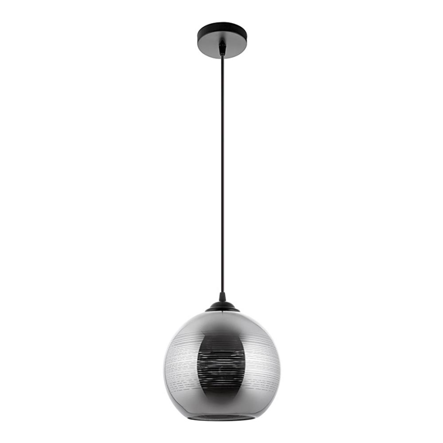 Lühter 1xE27/60W/230V d. 20 cm must