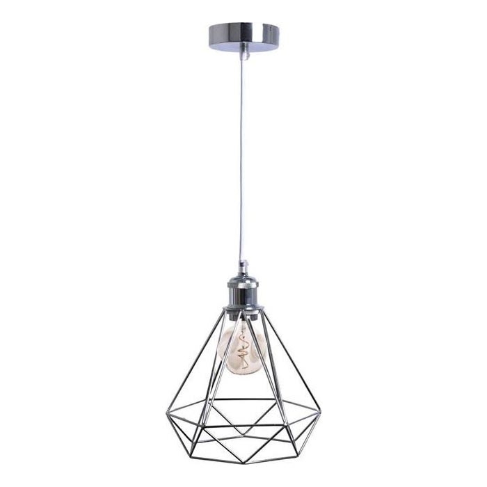 Lühter 1xE27/60W/230V d. 22 cm läikiv kroom