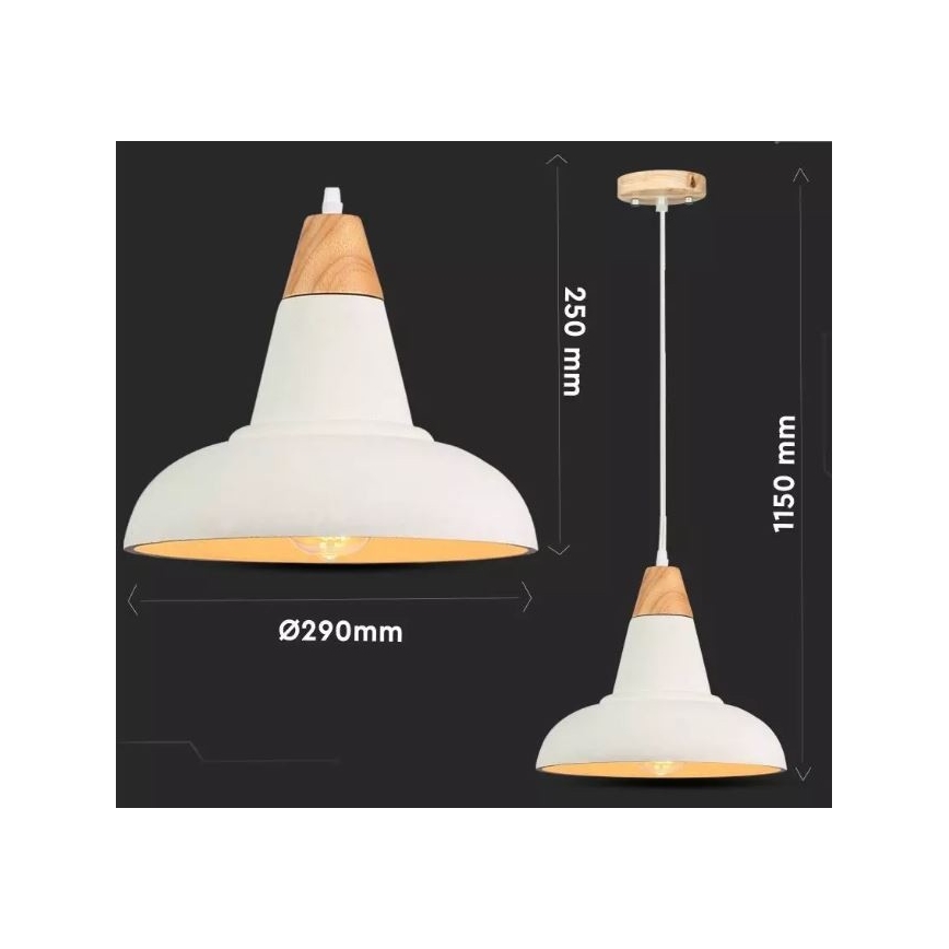 Lühter 1xE27/60W/230V