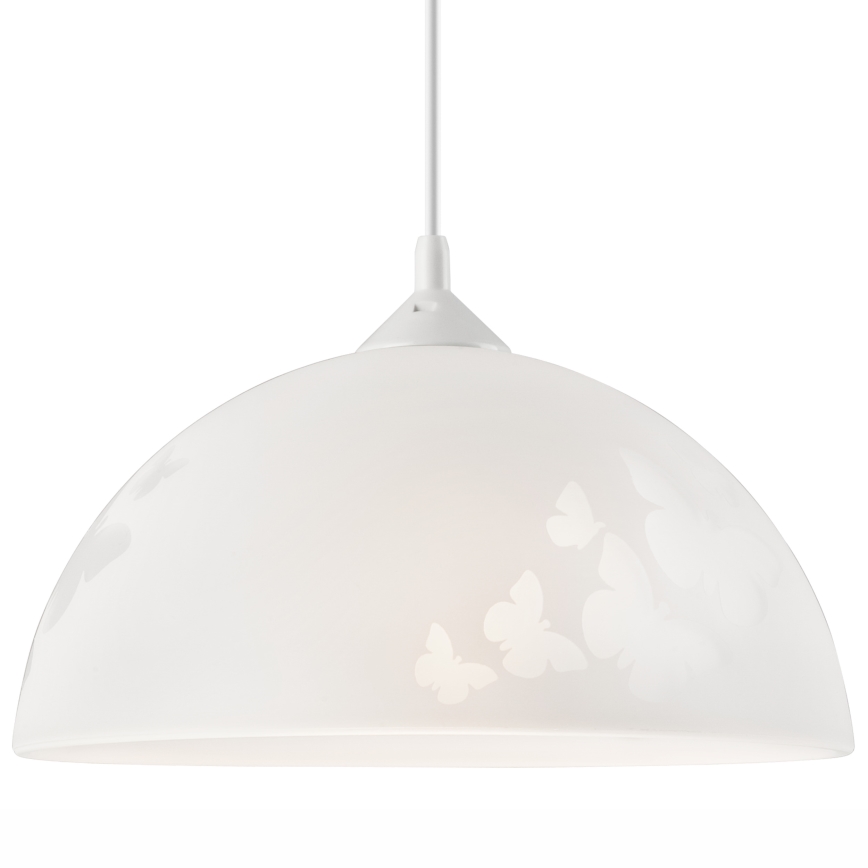Lühter 1xE27/60W/230V liblikad