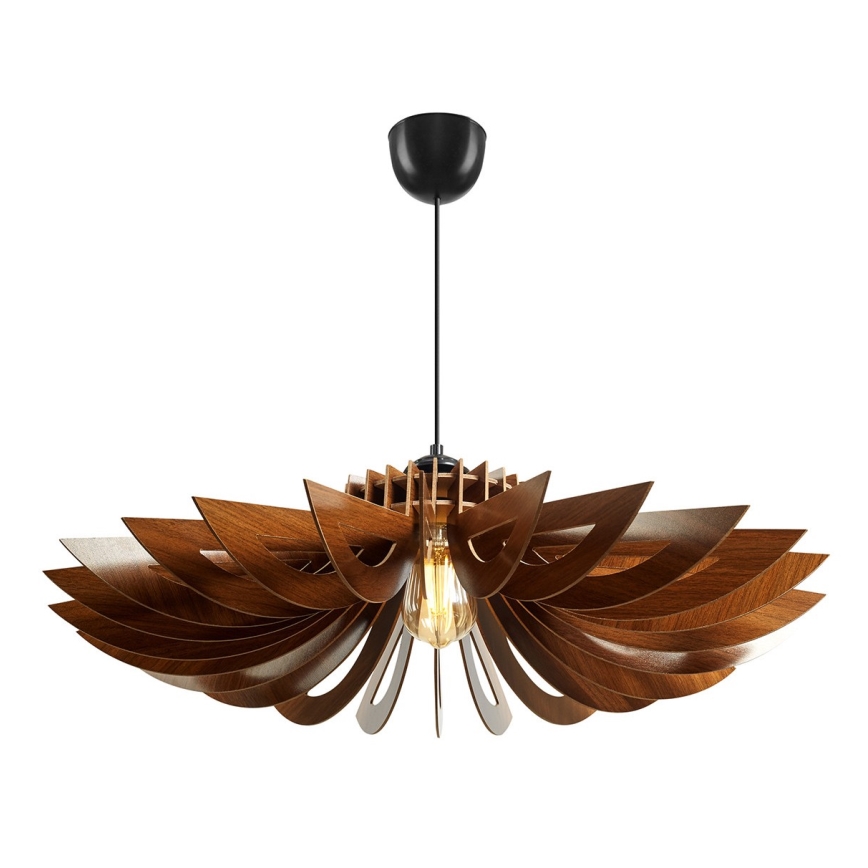 Lühter 1xE27/60W/230V pruun d. 68 cm
