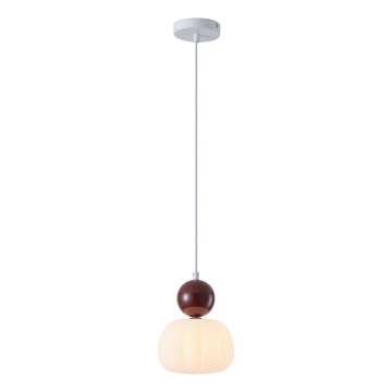 Lühter 1xG9/7W/230V valge/pruun