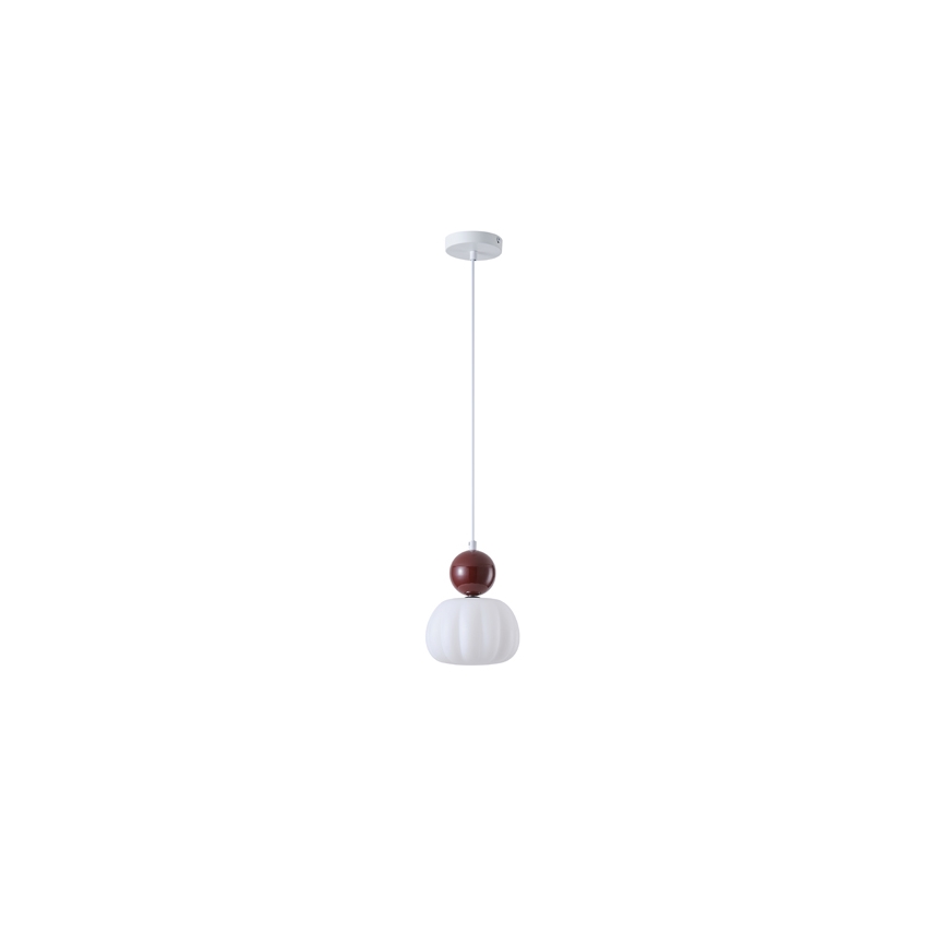 Lühter 1xG9/7W/230V valge/pruun