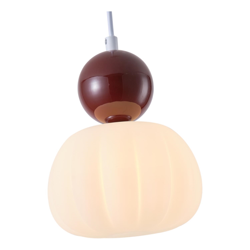 Lühter 1xG9/7W/230V valge/pruun