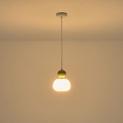 Lühter 1xG9/7W/230V valge/roheline