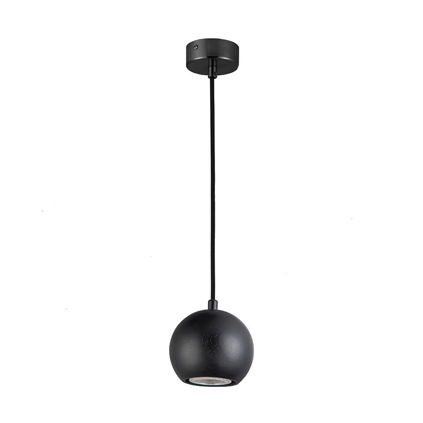 Lühter 1xGU10/10W/230V saar/täispuit must