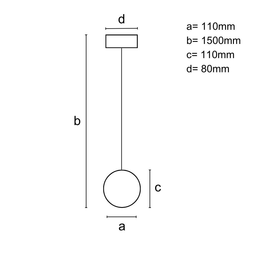 Lühter 1xGU10/10W/230V saar/täispuit must