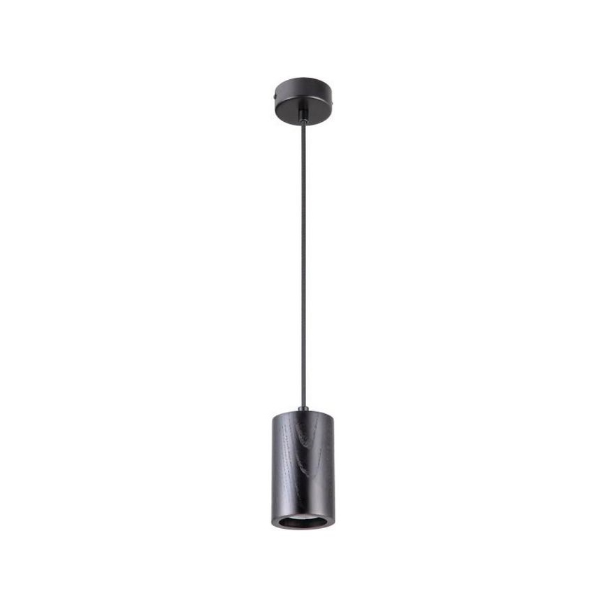 Lühter 1xGU10/10W/230V saar/täispuit must