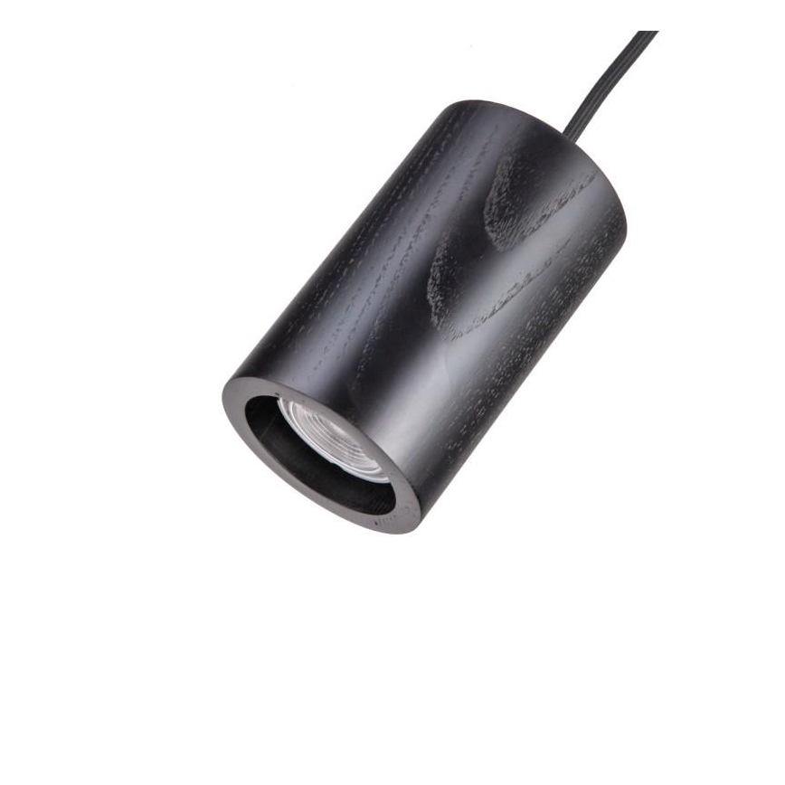 Lühter 1xGU10/10W/230V saar/täispuit must