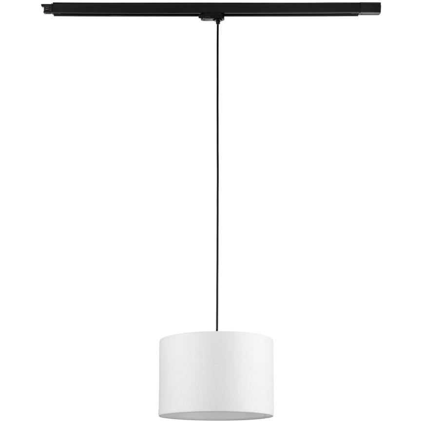 Lühter kolmefaasilisele rööbassüsteemile TRACER 1xE27/15W/230V d. 30 cm must/valge