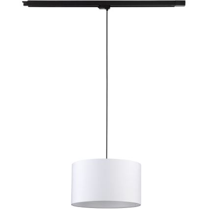 Lühter kolmefaasilisele rööbassüsteemile TRACER 1xE27/15W/230V d. 38 cm must/valge
