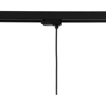 Lühter kolmefaasilisele rööbassüsteemile TRACER 1xE27/15W/230V d. 20 cm must