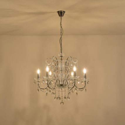 Lühter 6xE14/15W/230V