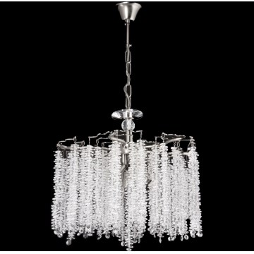Lühter 6xE14/60W/230V d. 46 cm läikiv kroom