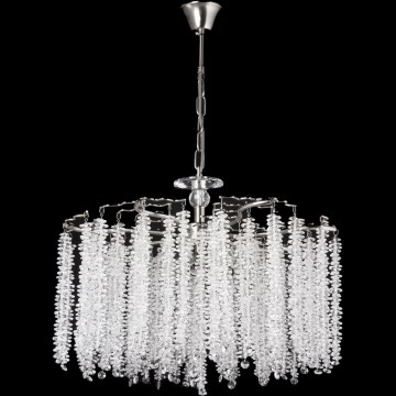 Lühter 7xE14/60W/230V d. 54 cm läikiv kroom