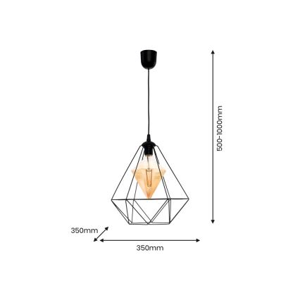 Lühter ALAMBRE LED 1xE27/4W/230V must