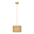 Lühter ALBA 1xE27/15W/230V d. 20 cm pruun