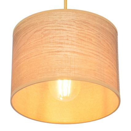 Lühter ALBA 1xE27/15W/230V d. 20 cm pruun