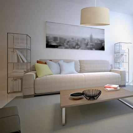 Lühter ALBA 1xE27/15W/230V d. 40 cm beež