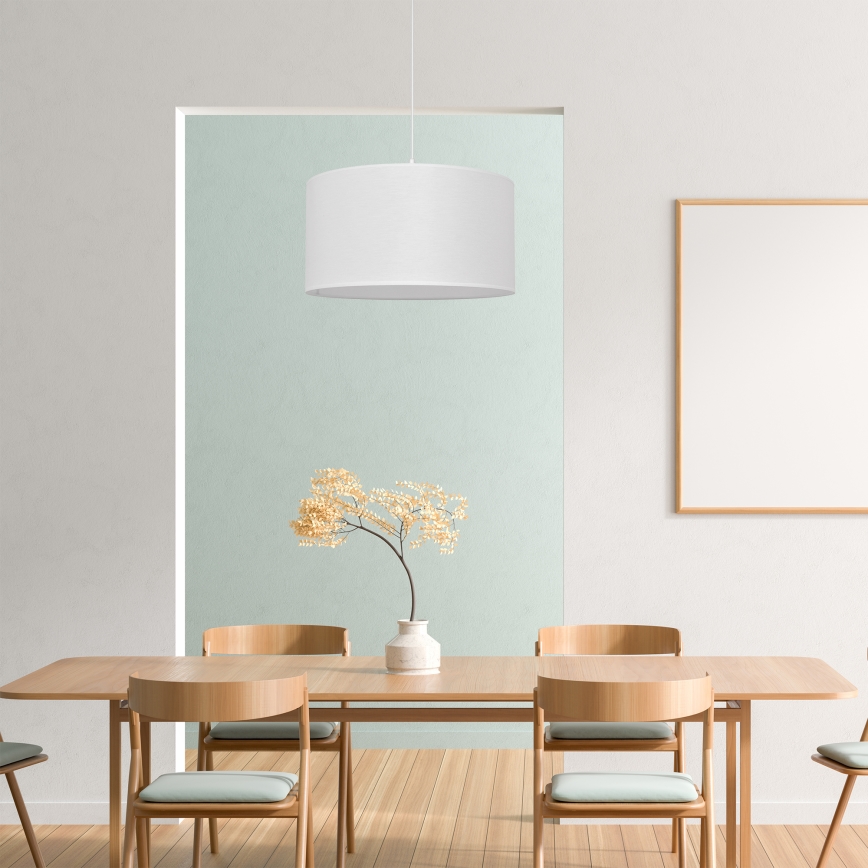 Lühter ALBA 1xE27/15W/230V d. 40 cm valge