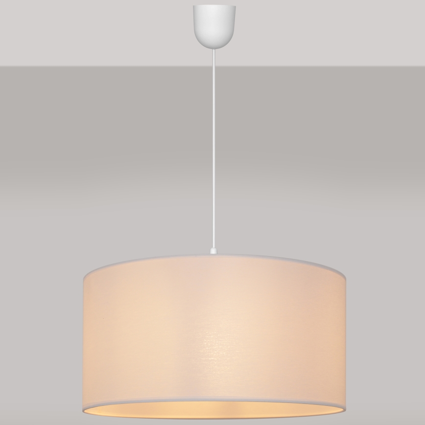 Lühter ALBA 1xE27/15W/230V d. 40 cm valge