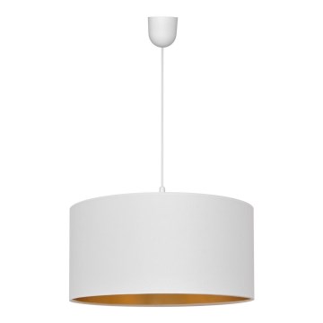 Lühter ALBA 1xE27/15W/230V d. 40 cm valge/kuldne