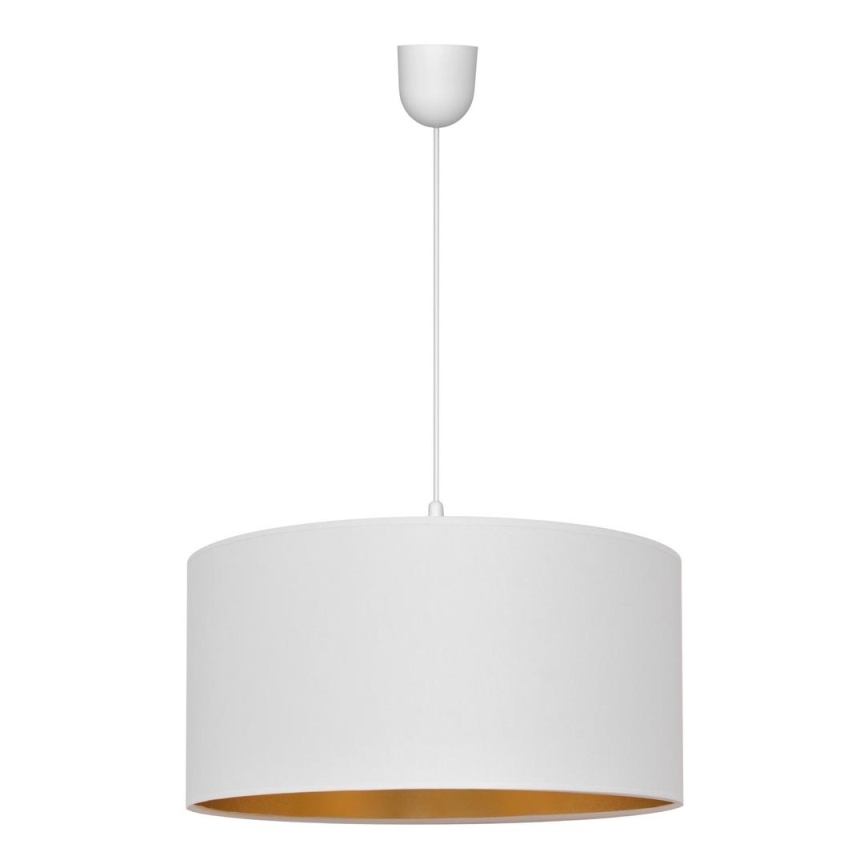 Lühter ALBA 1xE27/15W/230V d. 40 cm valge/kuldne