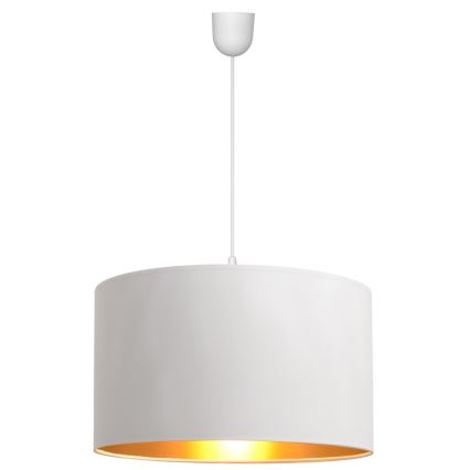 Lühter ALBA 1xE27/15W/230V d. 45 cm valge/kuldne