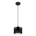 Lühter ALDO 1xE27/60W/230V d. 15 cm must