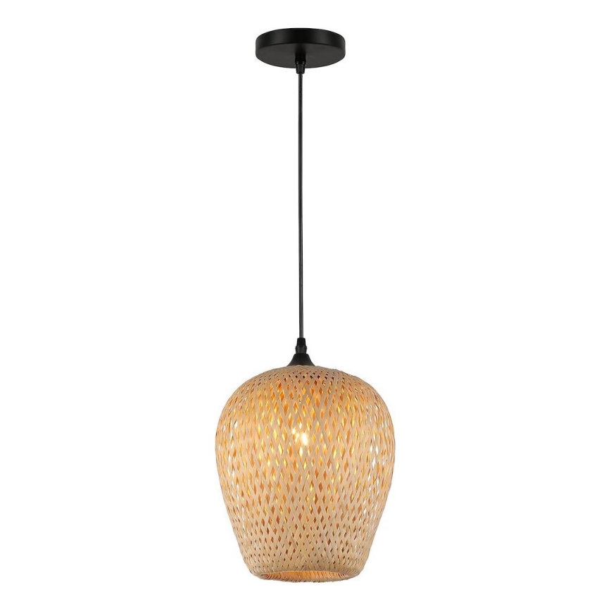 Lühter ALMA 1xE27/60W/230V d. 23 cm bambus
