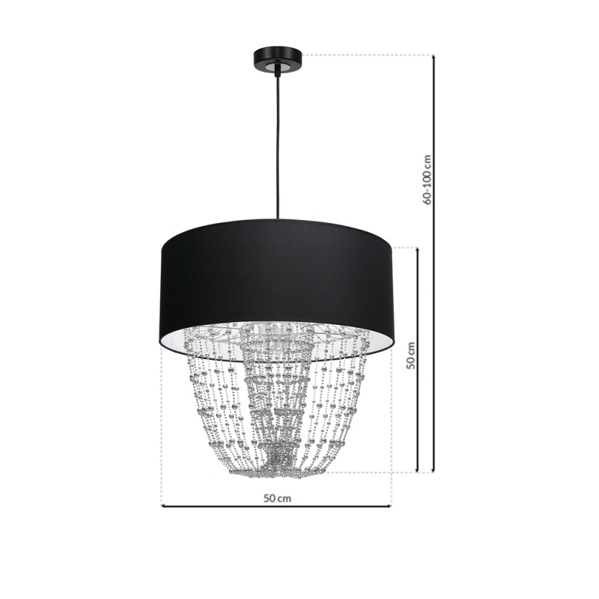 Lühter ALMERIA 1xE27/60W/230V