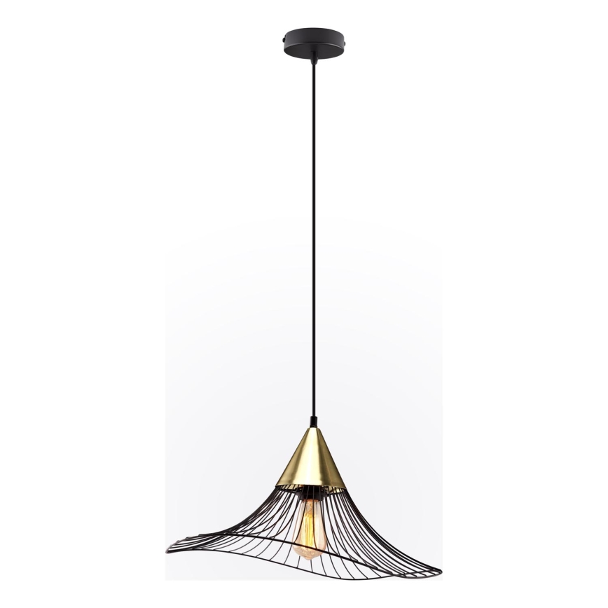 Lühter ALURA 1xE27/60W/230V d. 50 cm must