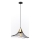 Lühter ALURA 1xE27/60W/230V d. 50 cm must