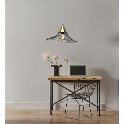 Lühter ALURA 1xE27/60W/230V d. 50 cm must