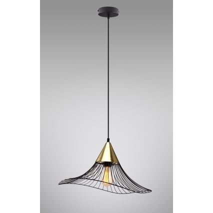 Lühter ALURA 1xE27/60W/230V d. 50 cm must